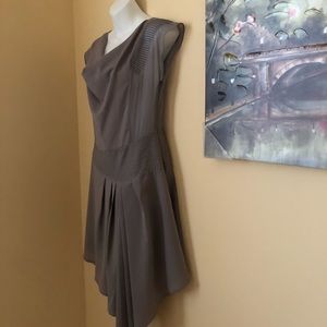 Boutique purchased sheer grey biased cut dress